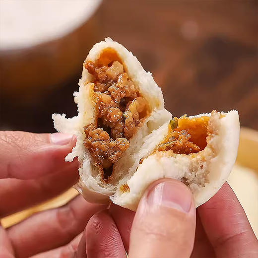 25E【会员专享】笑脸杭州风味发面小笼包1kg/袋(53枚) 6袋/件 商品图5