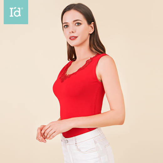 【清仓】爱帝女士暖绒羊毛打底背心 商品图3