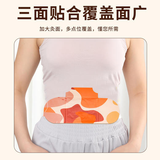 艾草温灸贴艾贴 自发热温控肩颈腰腹膝热敷艾灸贴 生姜艾草温灸贴 商品图1