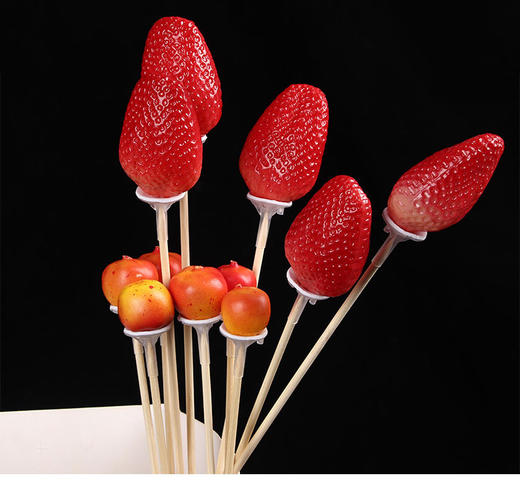 【零食工具】塑料小球托/ 有胶款/无胶款（100个/包） 商品图8