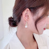 个性流行，韩国锆石耳饰珍珠几何耳环LY-H-036 商品缩略图2