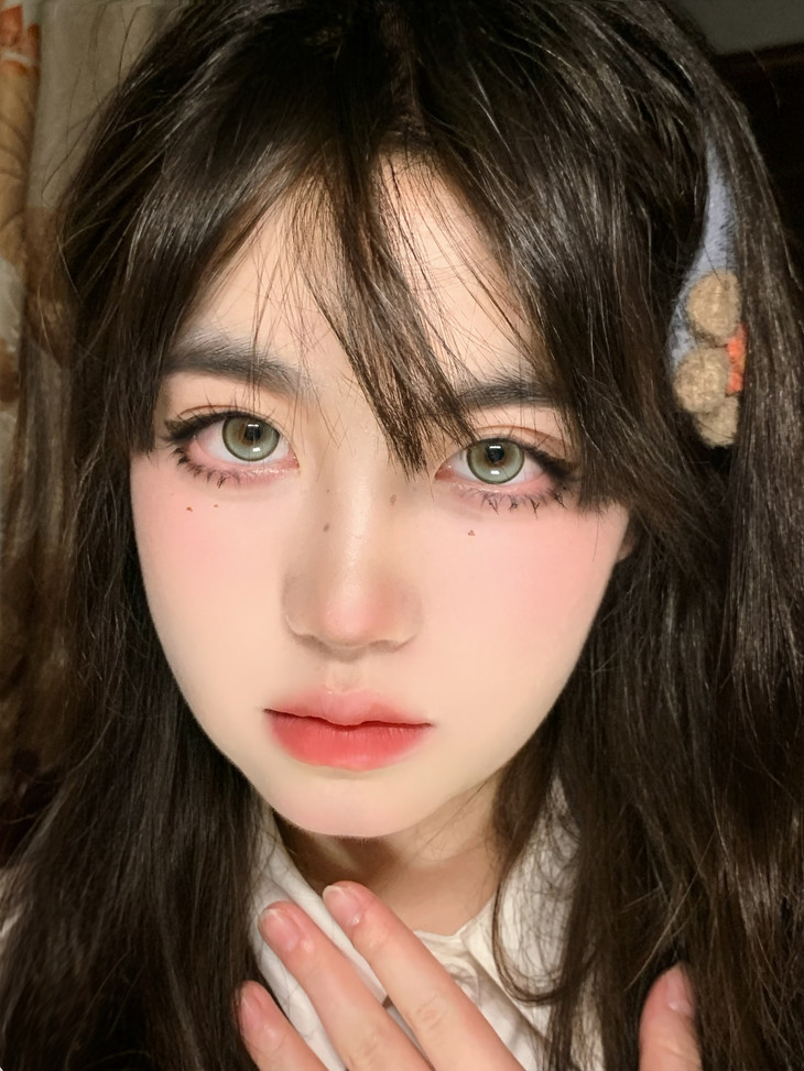 TOASTNOMI 年抛隐形眼镜 糖果玻璃·薄荷 14.2mm 1副/2片 左右度数可不同-VVCON美瞳商城34