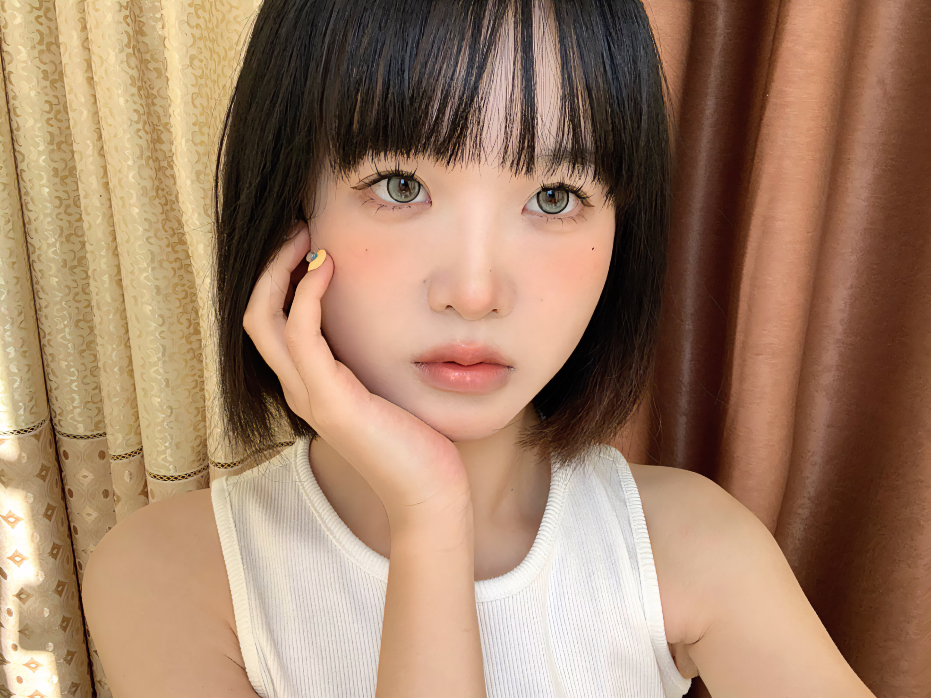 TOASTNOMI 年抛隐形眼镜 糖果玻璃·薄荷 14.2mm 1副/2片 左右度数可不同-VVCON美瞳商城32
