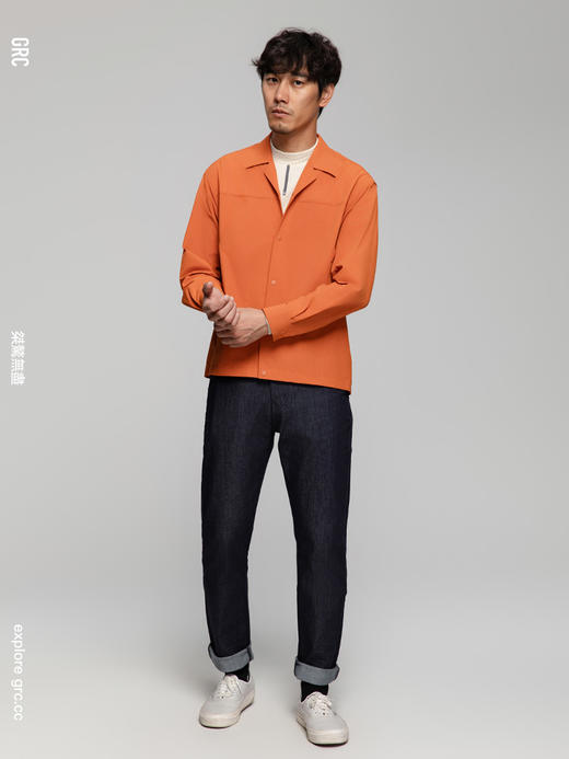 GRC桀骜无尽新款男士Cordura户外耐磨反光透气休闲运动骑行牛仔裤 商品图4