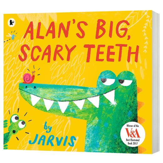 艾伦可怕的大牙齿 英文原版绘本 Alan's Big Scary Teeth 美版 贾维斯 Jarvis 英文版进口原版英语书籍 商品图1