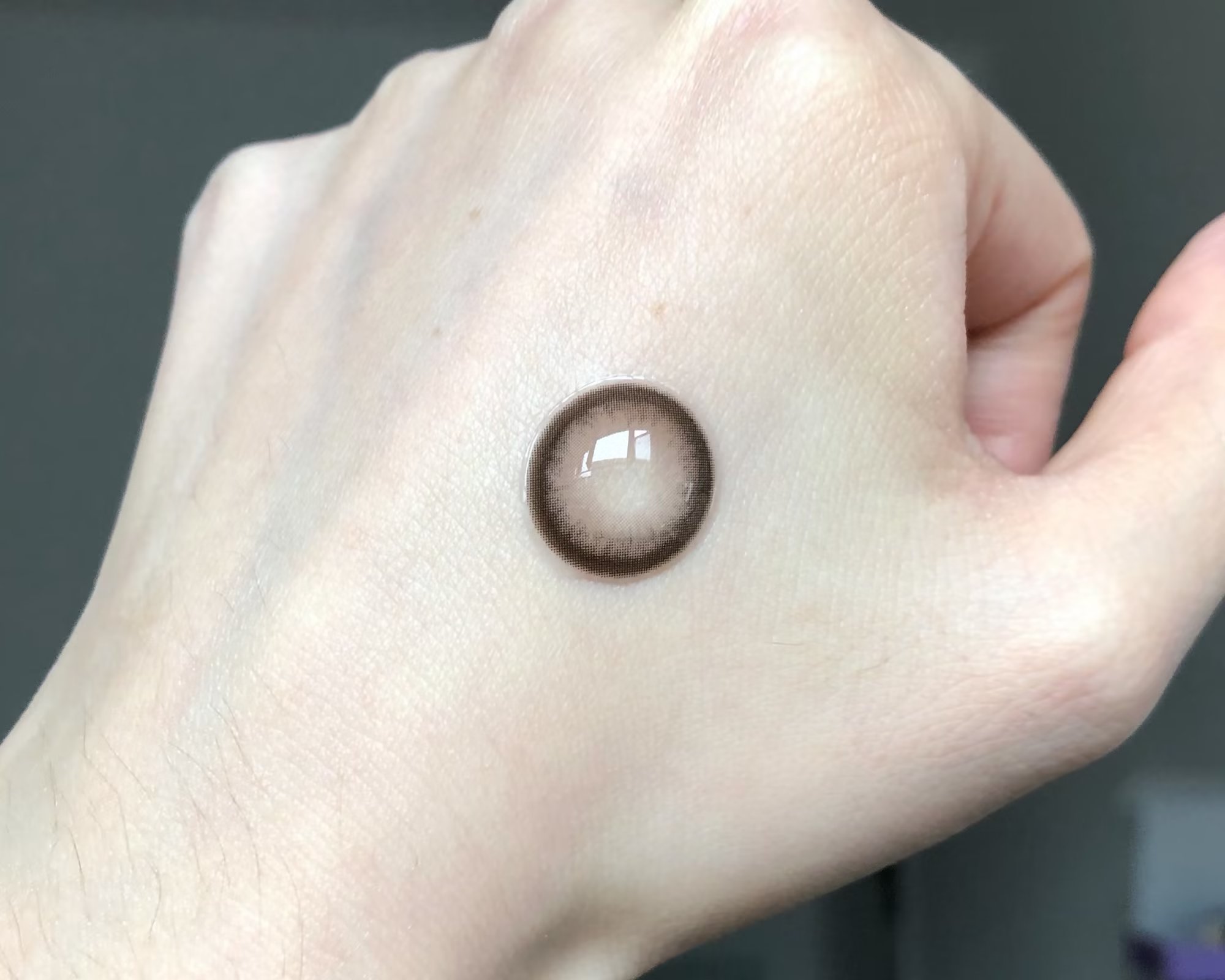 TOASTNOMI 年抛隐形眼镜 金妮冷棕 14.5mm 1副/2片 左右度数可不同-VVCON美瞳商城7
