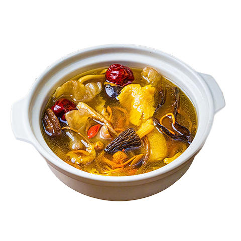 【搭把手】册选菌汤包【内含羊肚菌、杏鲍菇、虫草花、香菇、鹿茸菇、平菇、竹荪】 商品图1