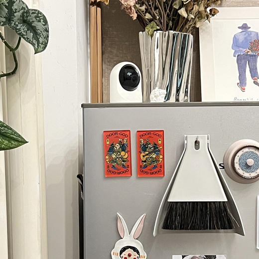 自然造物门神冰箱贴磁贴个性创意传统趣味特色平安生日礼物结婚 商品图6