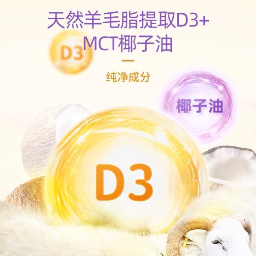 【跨境商品】老爸抽检 ddrops婴幼儿维生素D3滴剂2.8ml保税仓发货 商品图1