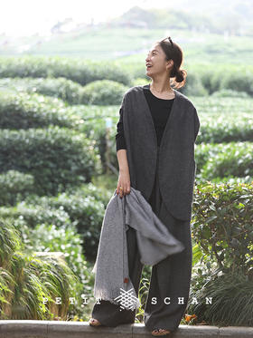 人间事 汉麻棉牛仔马甲