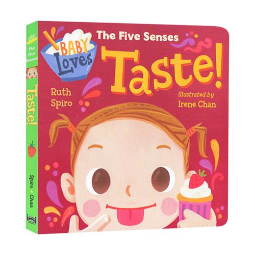 英文原版 Baby Loves the Five Senses Taste 萌萌的科学系列五感训练 味觉 宝宝爱科学 科普知识百科 英文版 进口英语原版书籍 商品图1