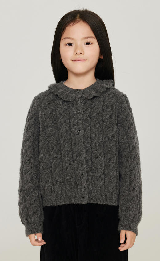 jnby  23年冬款  短款开襟毛衫 1NA310290 商品图6