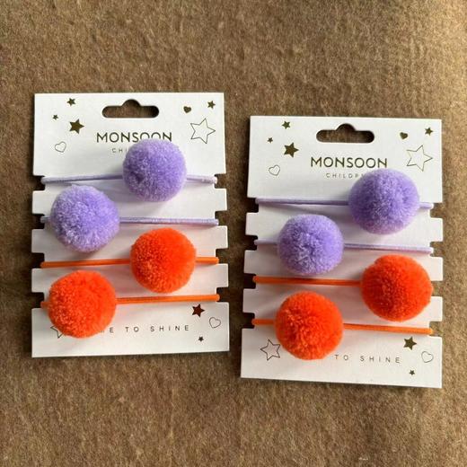【3-5天发】Monsoon儿童流行时尚头饰发饰发夹皮筋发圈抓夹发箍披肩 商品图0