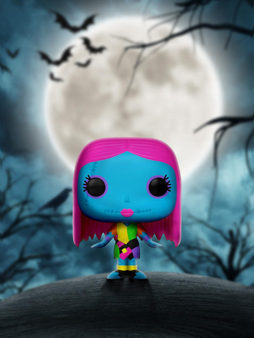 Funko POP! Keychain Sally动画迪士尼圣诞夜惊魂莎莉荧光款钥匙扣 63968 商品图2