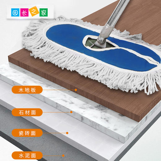 大号平板拖把1把 加厚棉线布套 商品图1