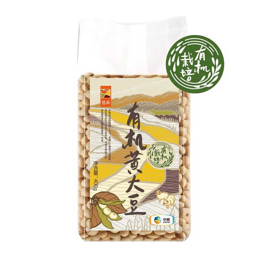 中粮悠采有机黄大豆400g
