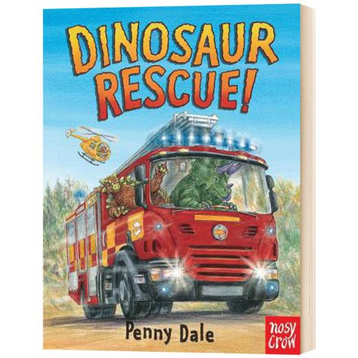 超级恐龙系列 恐龙救援队 英文原版绘本 Dinosaur Rescue 儿童英语启蒙图画书 纸板书 英文版进口原版书籍 商品图2