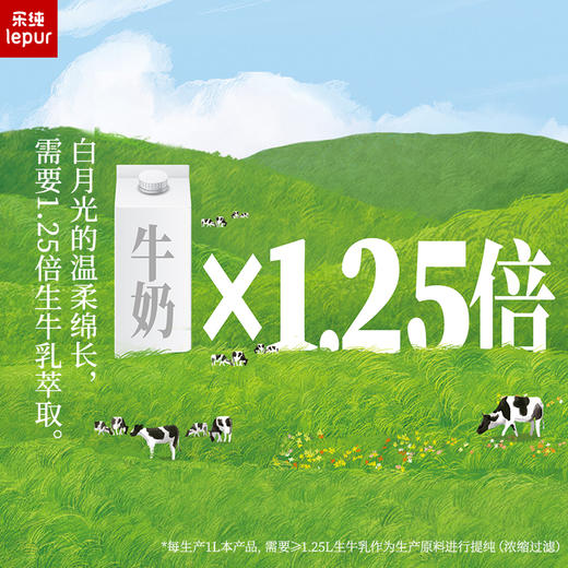 乐纯WOW萃乳  常温纯牛奶 1.25倍生牛乳浓缩 4.0g蛋白质+135mg钙 可以直接喝也百搭茶饮咖啡 商品图1