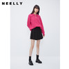 POLO领慵懒风毛衣女NEELLY纳俪商场同款新中式盘扣菱格单穿针织衫N23103A01083 商品缩略图1
