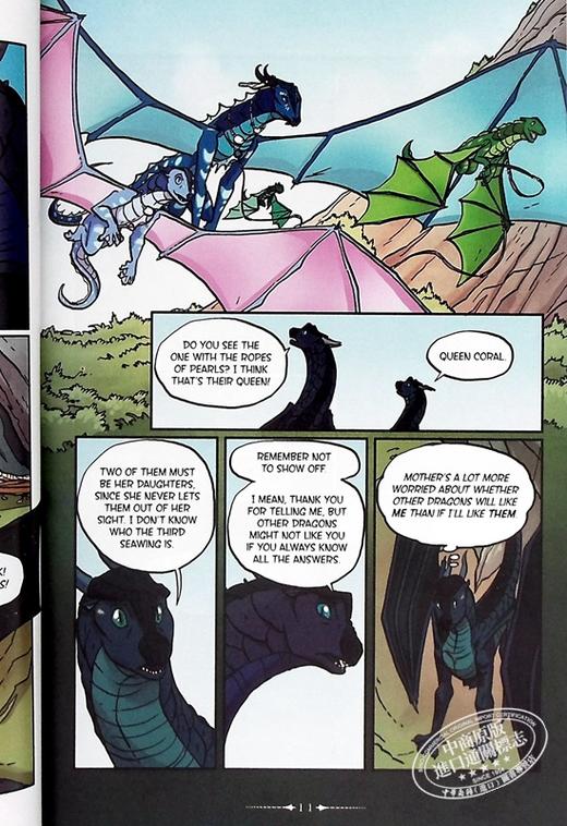 预售 【中商原版】火翼飞龙 漫画6 龙族学院里的复仇暗影 Moon Rising 英文原版 Mike Holmes Wings of Fire 奇幻 商品图5