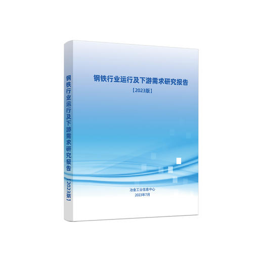 钢铁行业运行及下游需求研究报告2023 版 商品图0