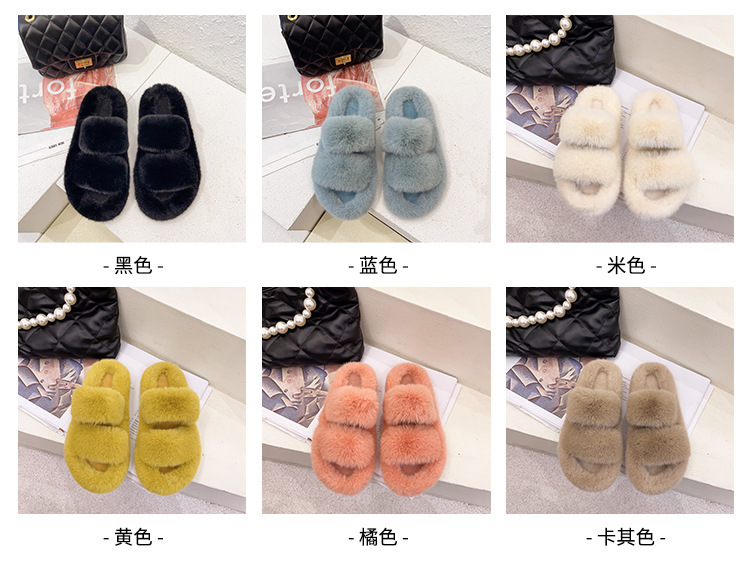棉拖鞋女