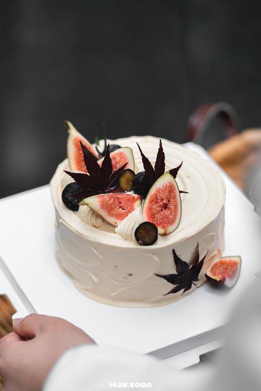 【低甜版】伯爵茶无花果奶油蛋糕 | 烤爱 商品图0