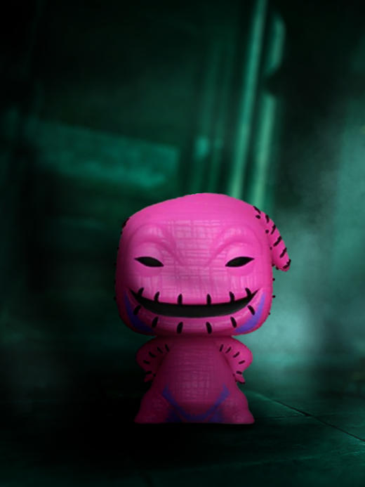 Funko POP! Keychain Oogie动画迪士尼圣诞夜惊魂布基先生荧光款钥匙扣 63967 商品图2