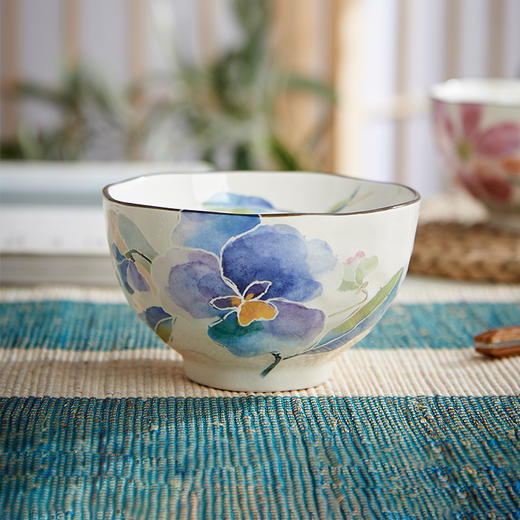 【&蓝】花系列 五小碗礼盒装① 商品图4