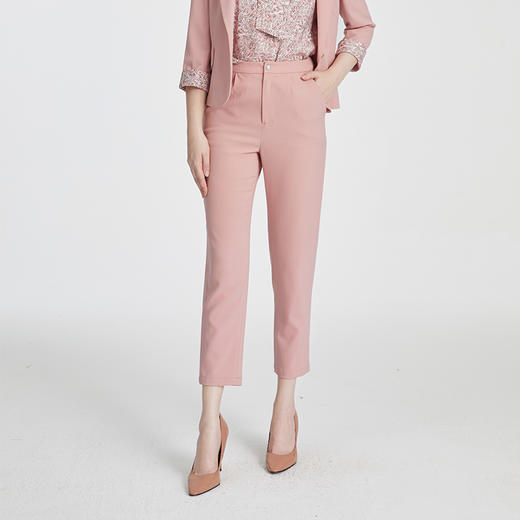 司歌修身小脚九分裤职业端庄D881179 商品图0