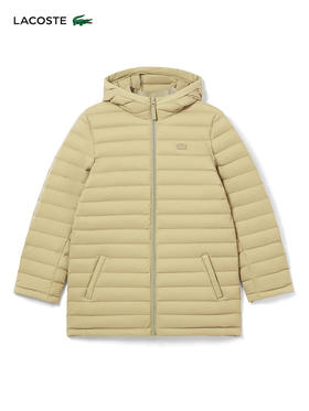 【海南专供价】Lacoste法国鳄鱼女装新款时尚舒适羽绒外套BF8543-98
