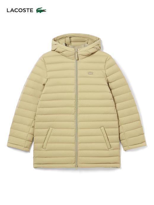 【海南专供价】Lacoste法国鳄鱼女装新款时尚舒适羽绒外套BF8543-98 商品图0
