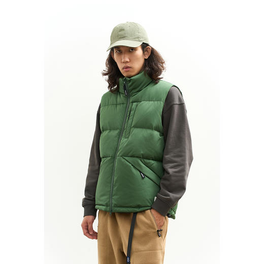 吃茶去chichaqu2023新款重磅羽绒马甲户外秋冬保暖男女百搭防风 商品图3