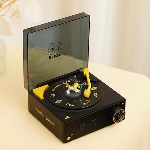大英博物馆 盖亚·安德森猫和她的朋友们系列 萌猫音乐家复古仿黑胶唱片机蓝牙音响礼盒 商品图1