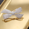 LY 151韩版高档蝴蝶结锆石胸针简约别针大衣时尚胸花 商品缩略图2