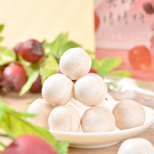 【8盒共80支】无糖山楂棒棒糖60g*8盒采摘新鲜的山楂原浆熬制，0添加，大人小孩孕妇都可任意放心吃 商品图4