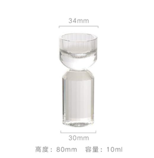 Run Wu高脚白酒杯彩色钻石一口杯烈酒杯子分酒器一壶二杯白酒具套装 商品图2