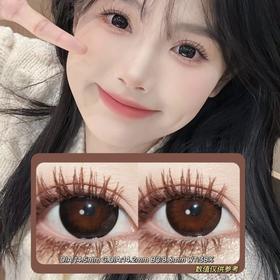 Doriscon半年抛·乌木沉香&暖阳玫瑰·14.5mm(着色参考14.2mm) 0-1000度(有525/575) 韩产进口·(建议佩戴3-4个月左右更换)