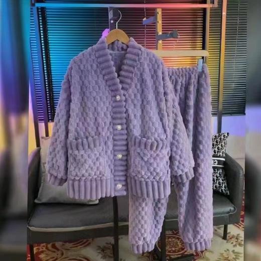 【应季好物】涵小琪•薰衣草泡泡绒家居套装 商品图5