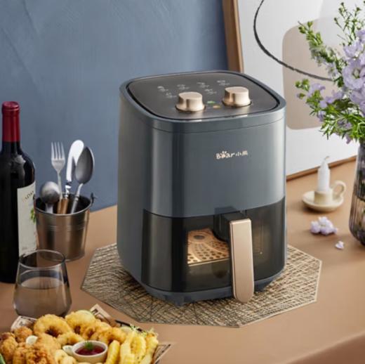 小熊（Bear） 空气炸锅 家用无油烟低脂多功能电炸锅 大容量【ZMD安心系列】 QZG-E12Z6  淘气 商品图2