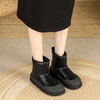 西遇防水雪地靴女新款冬季户外短靴东北外穿黑色保暖加绒棉鞋V0034180 商品缩略图1