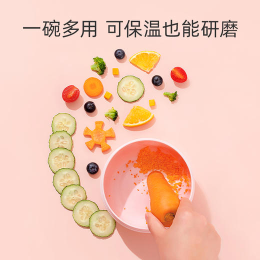 贝肽斯宝宝辅食碗婴儿专用注水保温碗吃饭儿童餐具 商品图4