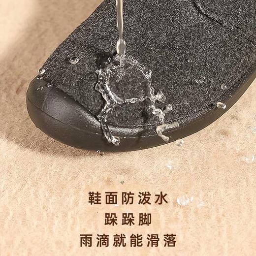 日本pansy女士软底毛呢休闲鞋 商品图3