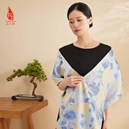 SAINTJOY/宋锦双面长巾 宋锦长巾 青花春韵 SCS22004 商品图1