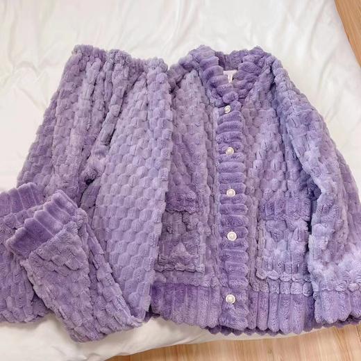 【应季好物】涵小琪•薰衣草泡泡绒家居套装 商品图3