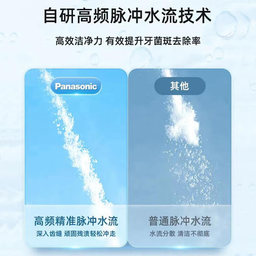 松下（Panasonic）冲牙器洗牙器牙线便携式高频脉冲水流小巧便携伸缩小圆管DJ33/官方标配 商品图4