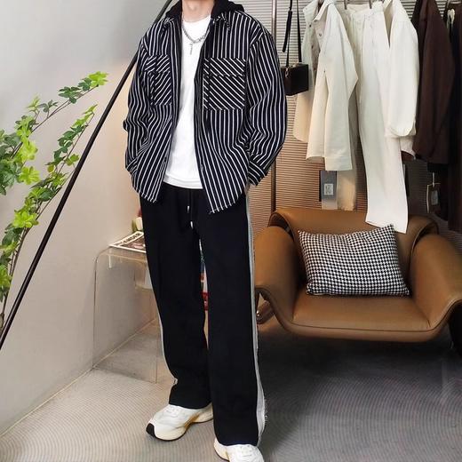裁缝学苑MQ32 秋男士落肩宽松可拆卸连帽衬衫纸样外套打版裁剪板 商品图4
