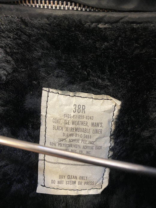 90年代 Vintage 美军公发 长绒毛 休闲外套 _CJK(XL) 商品图2