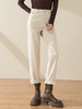 【龙贝莱精选】加绒高腰米白色牛仔裤显瘦休闲老爹裤H234060558预售款 商品缩略图4