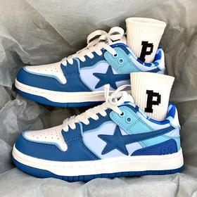 「四款配色！男女同款」男鞋美式小众流星防滑板鞋男春季2023新款设计款休闲运动鞋子